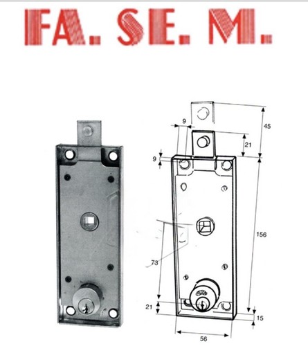 Fasem 108 serratura per - serratura,